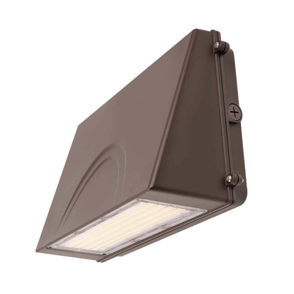 ECO-WPFC-LKFS Full Cut Off Wall Pack with field-selectable color temperatures and lumen outputs for efficient outdoor lighting.