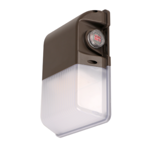 ECO-WPE-LKFS Economy Wall Pack with field-selectable color temperatures and lumen outputs for outdoor perimeter lighting.