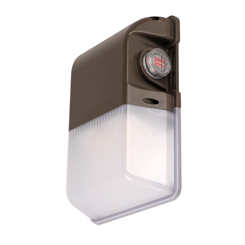 ECO-WPE-LKFS Economy Wall Pack with field-selectable color temperatures and lumen outputs for outdoor perimeter lighting.